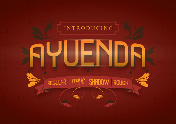 Ayuenda: A Modern Sans Serif Typeface for Branding