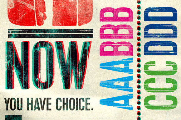 Bobbin: A Retro Display Font for Campaigns