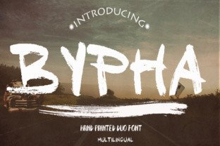 Bypha: A Bold Display Font for Impactful Campaigns