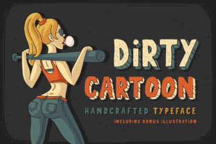 Dirty Cartoon: The Playful Display Typeface for Creators
