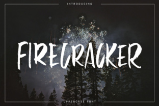 Firecreacker: A Raw Display Font for Bold Web Headlines