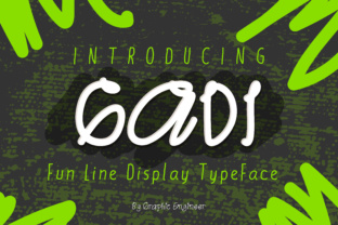 Gadi: A Charming Handwritten Display Font for Marketers