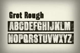 GrotRough Display Font for Bold Web Headlines