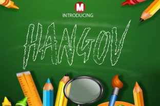 Hangov: A Modern Display Typeface for Bold Branding