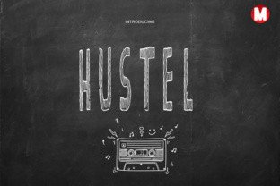 Hustel: A Playful Display Font for Modern Editorial Design