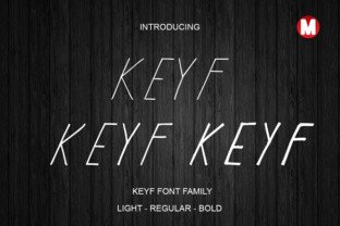 Keyf: A Light Bold Typeface for Makers