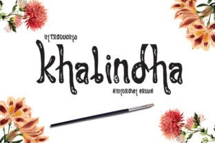 Khalindha Display Font for Web Design