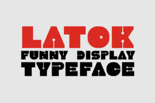 Latok Typeface: A Fun Display Font for Bold Campaigns