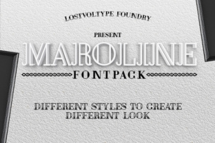 Maroline: A Versatile Display Font for Makers