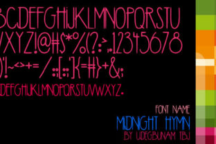 Midnight Hymn: A Display Typeface for Digital Impact