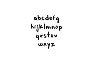 My Hand: A Simple Typeface for Your Brand