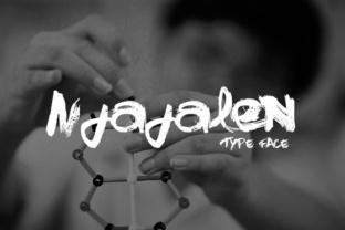 Njajalen: A Modern Display Typeface for Bold Branding