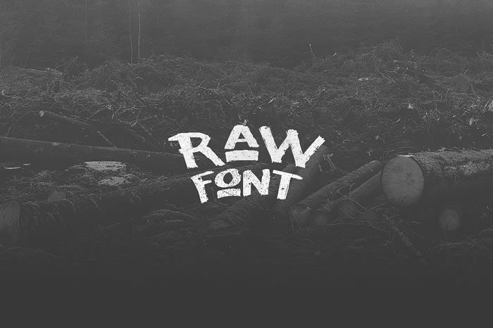 Raw: A Tough Hand Made Typeface for Digital Brands