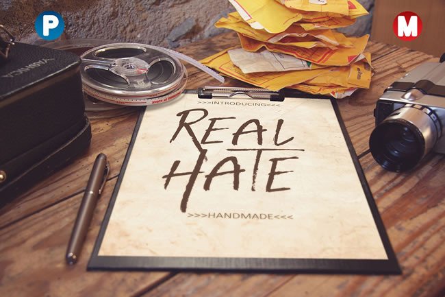 Real Hate Typeface for Modern Business Branding