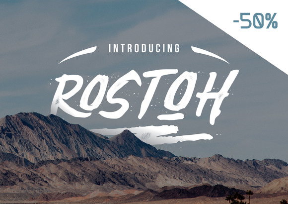 Rostoh Typeface: Bold Display Fonts for Impact