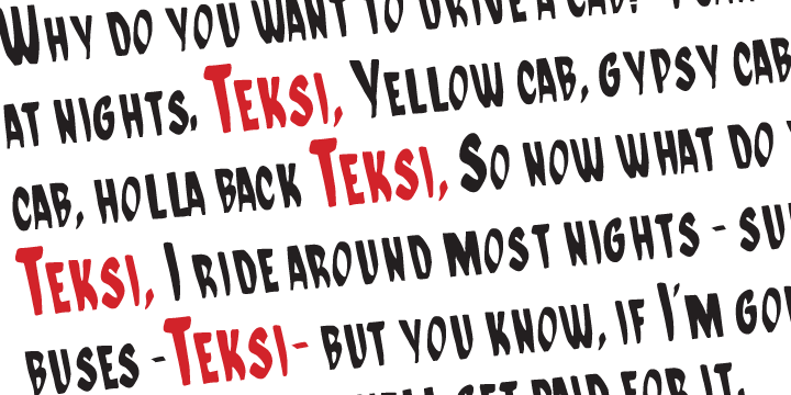 Teksi Family Typeface for Modern Branding