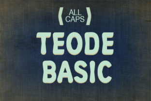 Teode Basic Typeface for Modern Web Headers