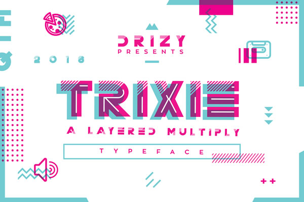 Trixie Typeface: A Playful Display Font for Brands